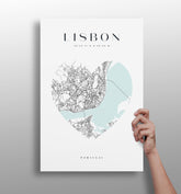 Lisbon V1 Aluminum Print.